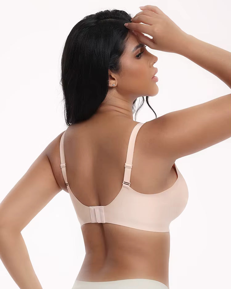 Seamless push-up bra