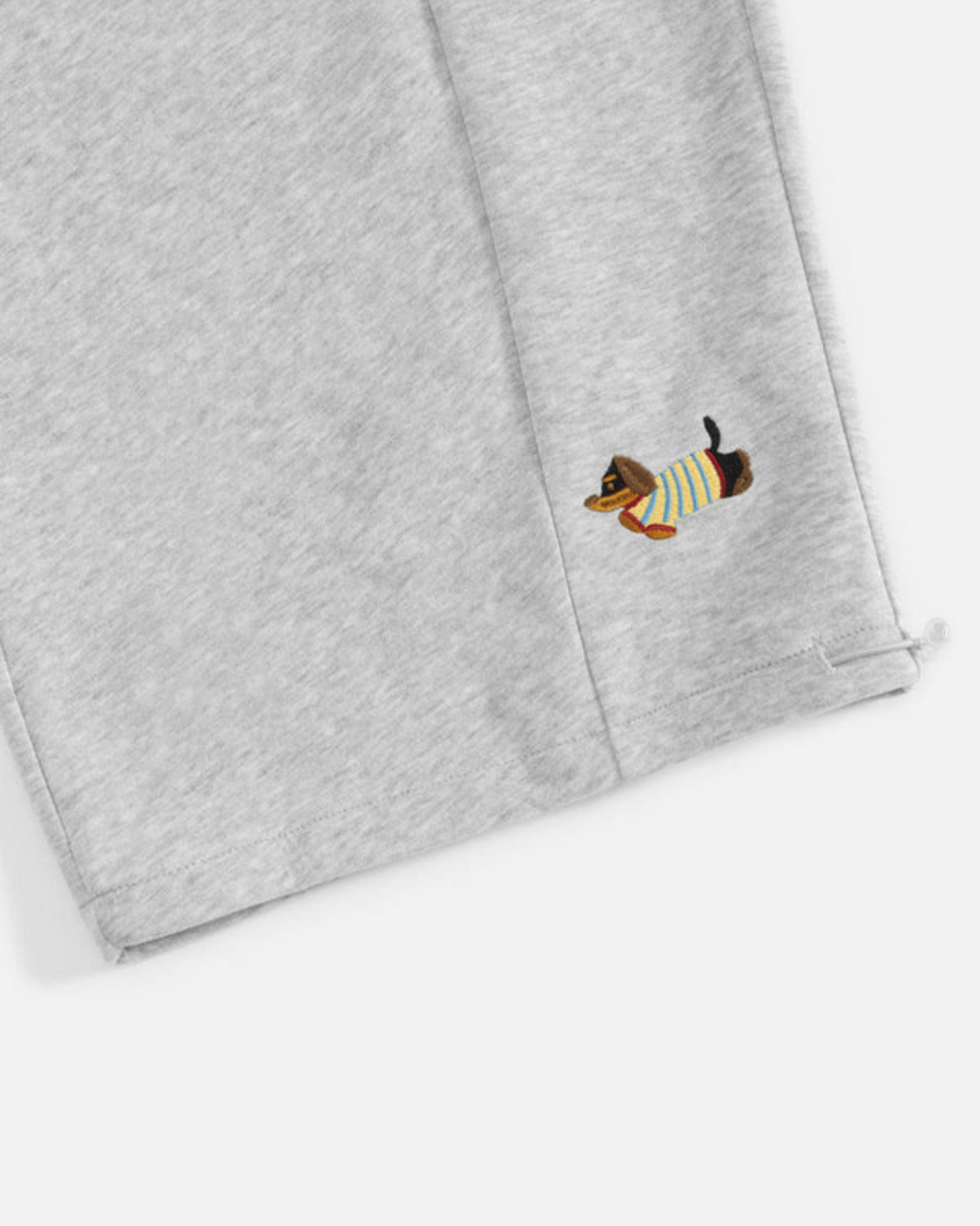 Embroidered Puppy Sweatpants