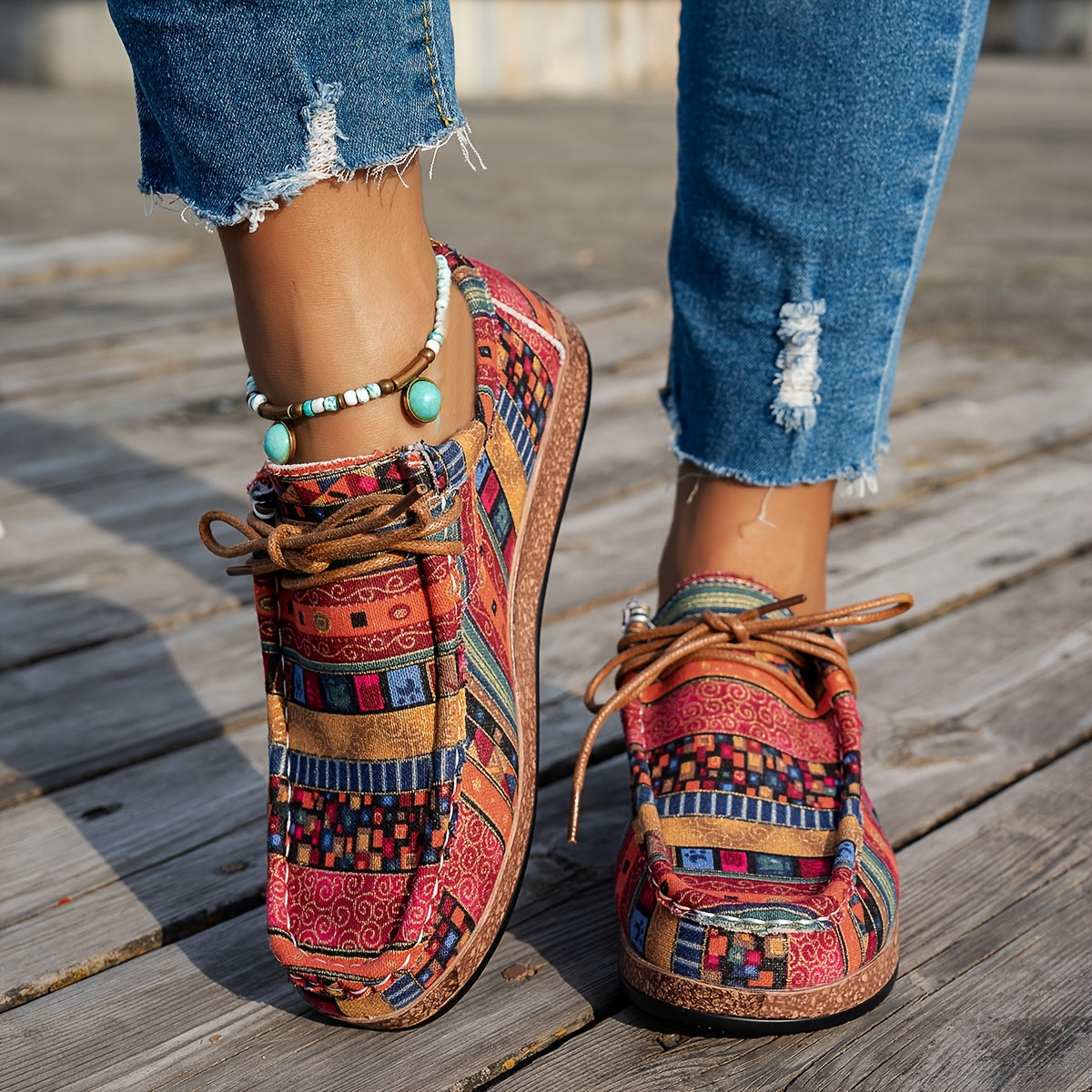 CHAUSSURES RÉTRO COLORÉES