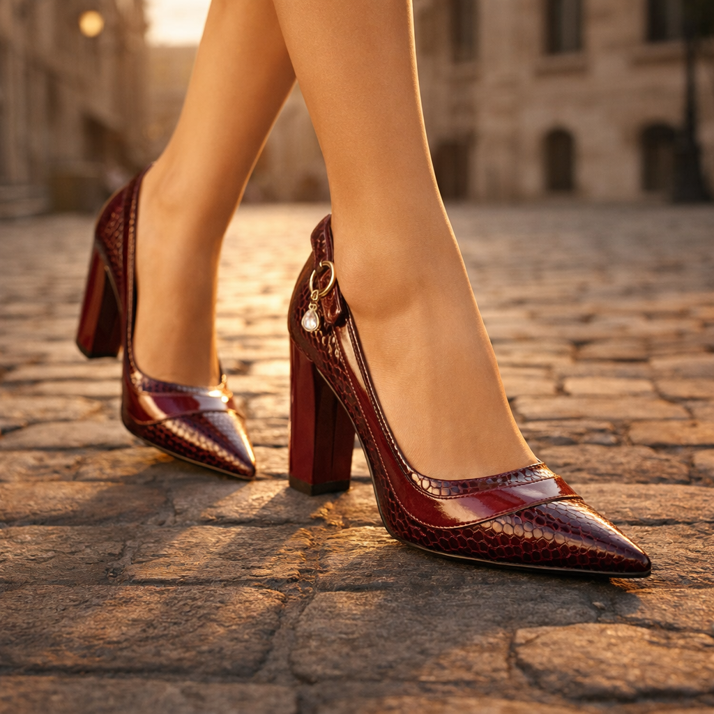 ESCARPINS ÉCAILLES CLAIRE
