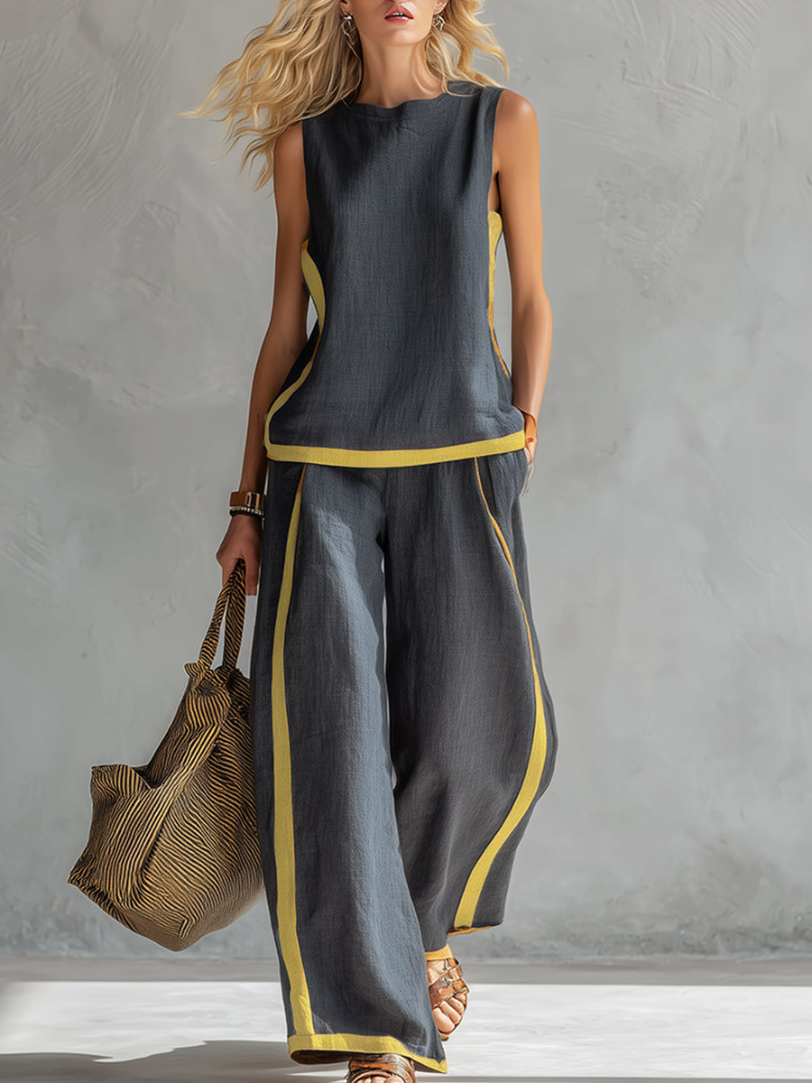 ENSEMBLE DEUX PIÈCES ÉLÉGANT LEYLA