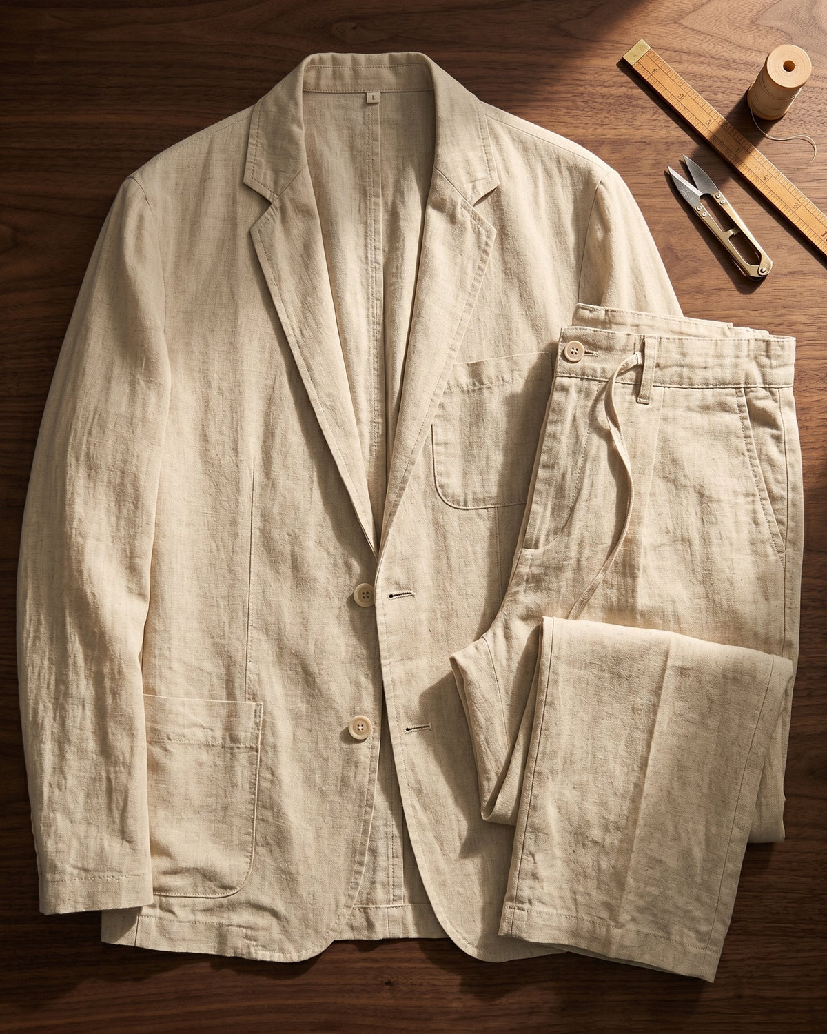 ENSEMBLE COSTUME EN LIN MARLOW