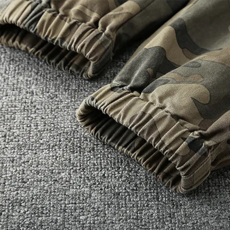 JOGGERS UTILITAIRES CAMOUFLAGE DOUBLE GENOU