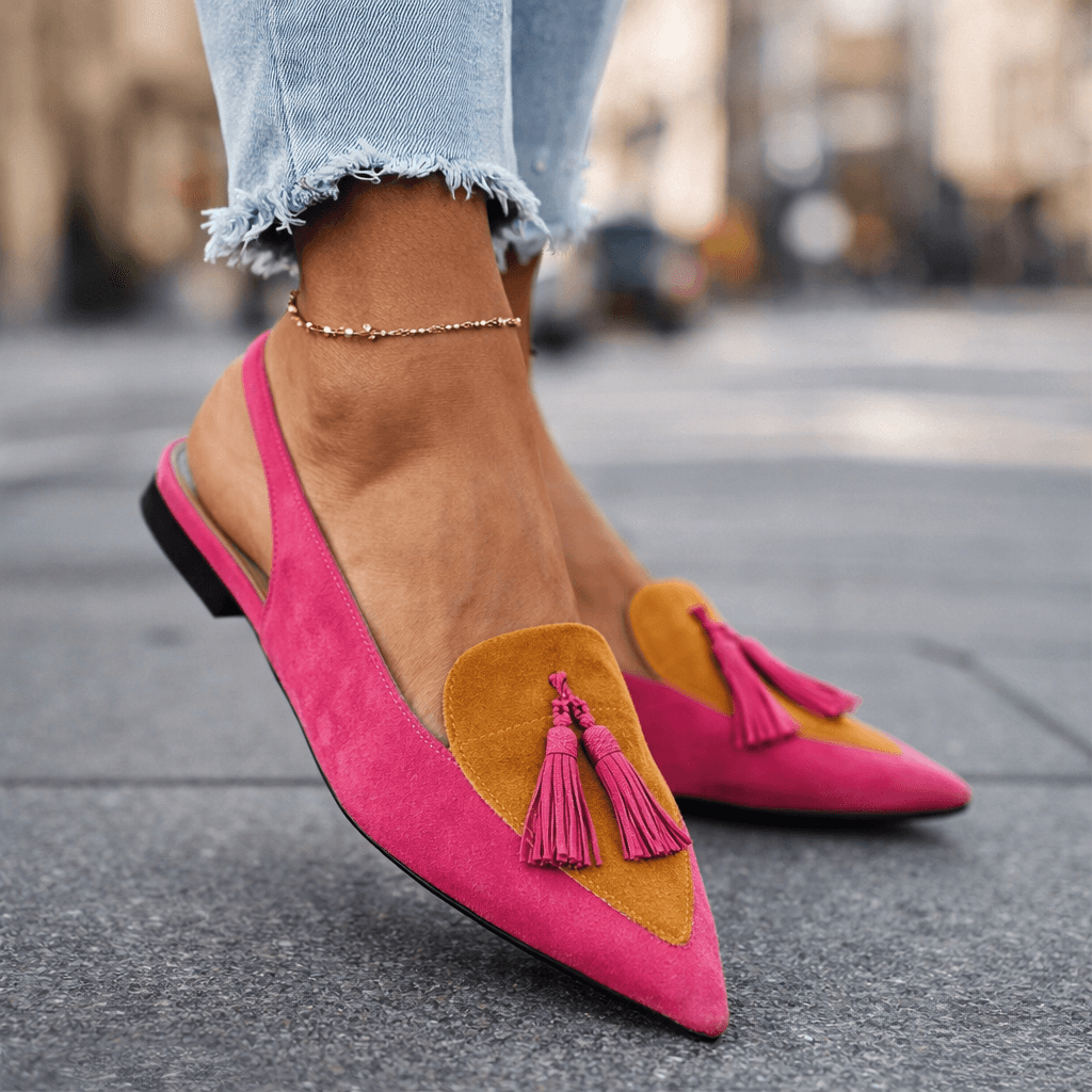 SANDALES FRANGES FINES
