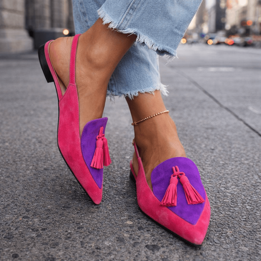 SANDALES FRANGES FINES