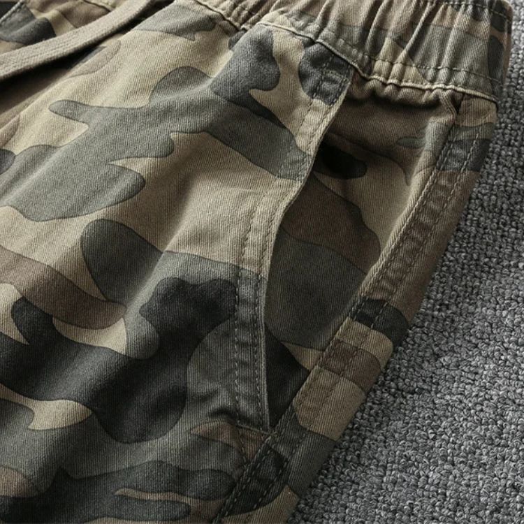 JOGGERS UTILITAIRES CAMOUFLAGE DOUBLE GENOU