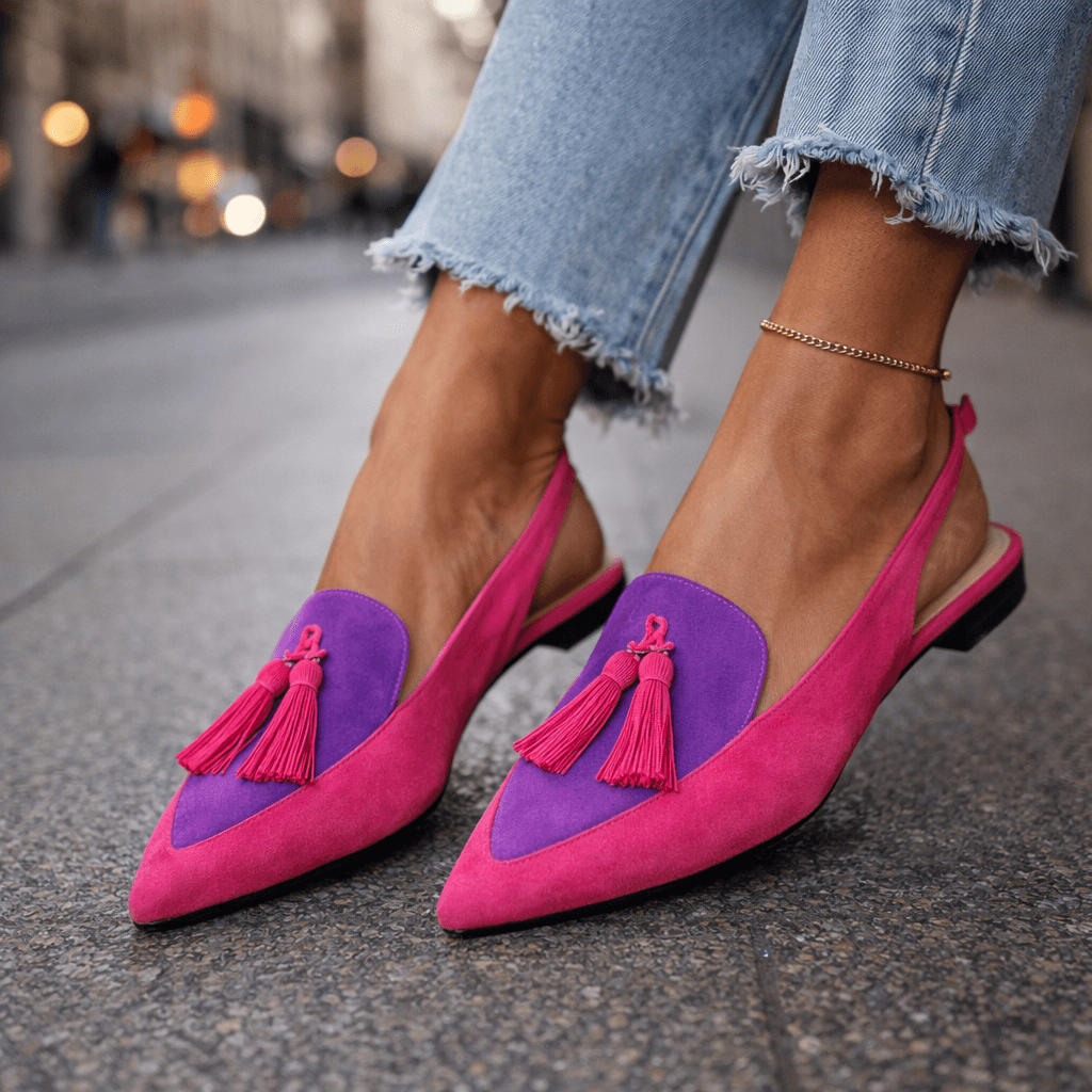 SANDALES FRANGES FINES