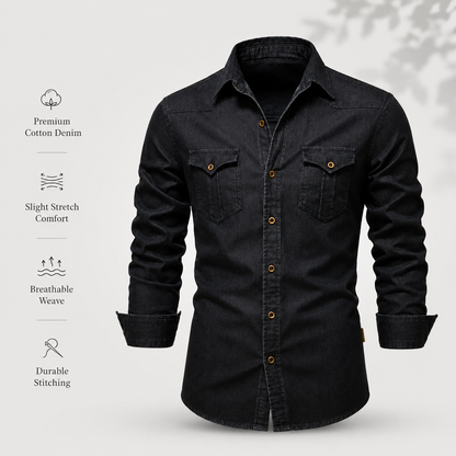 Tailored Denim Shirt