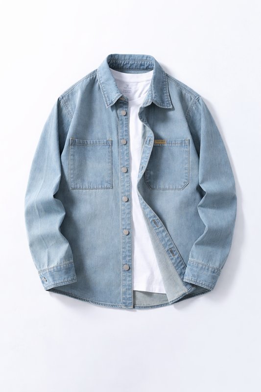 Loose Fit Denim Shirt