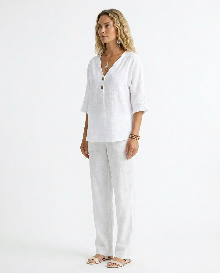 BLOUSE BLANCHE DÉCONTRACTÉE