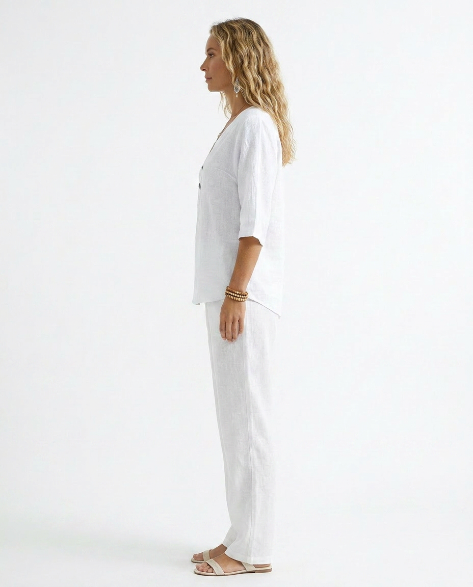 BLOUSE BLANCHE DÉCONTRACTÉE