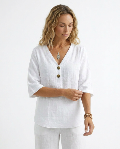 Casual White Blouse
