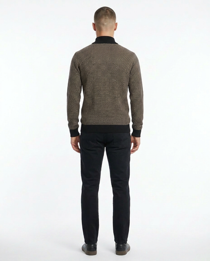 Striped Texture Pullover