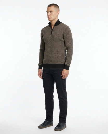 Striped Texture Pullover