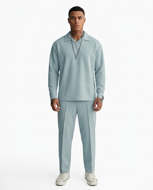 Long Sleeve-Clear Blue