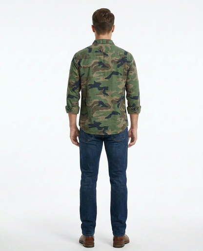 Camo Button Shirt