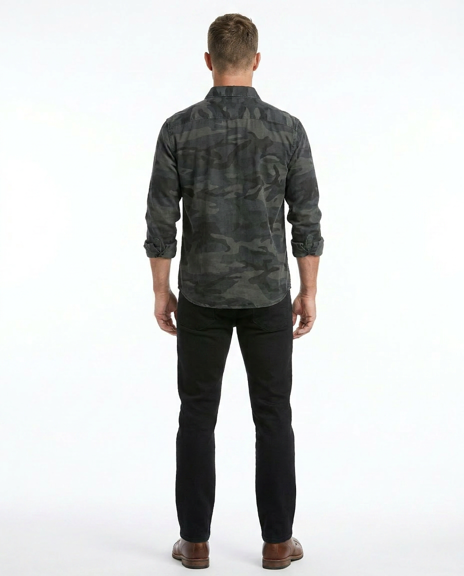 Camo Button Shirt