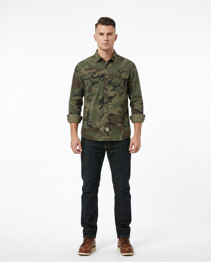 Camo Button Shirt