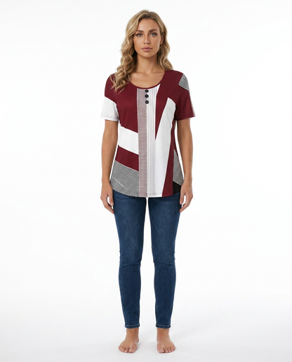 Block Striped T-Shirt