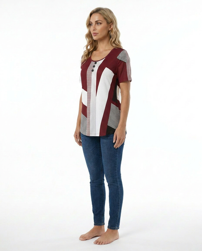 Block Striped T-Shirt