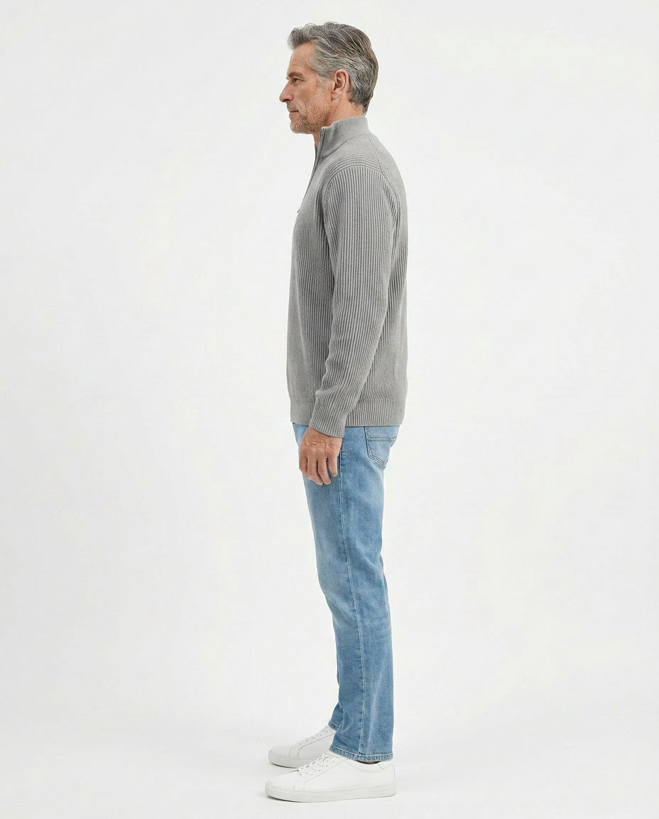 Stylish Quarter Zip Sweater