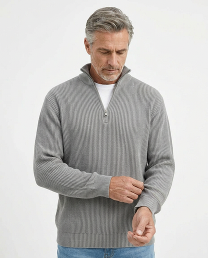 Stylish Quarter Zip Sweater