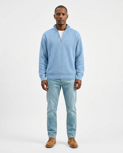 Stylish Quarter Zip Sweater