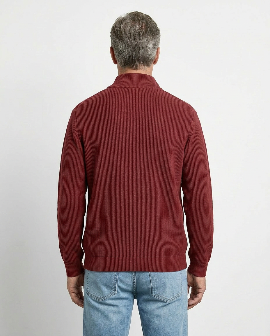Stylish Quarter Zip Sweater