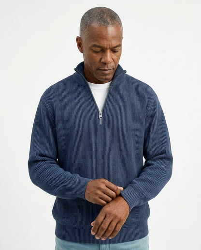 Stylish Quarter Zip Sweater
