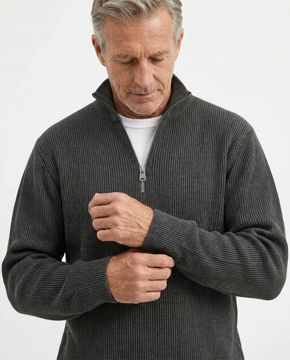 Stylish Quarter Zip Sweater