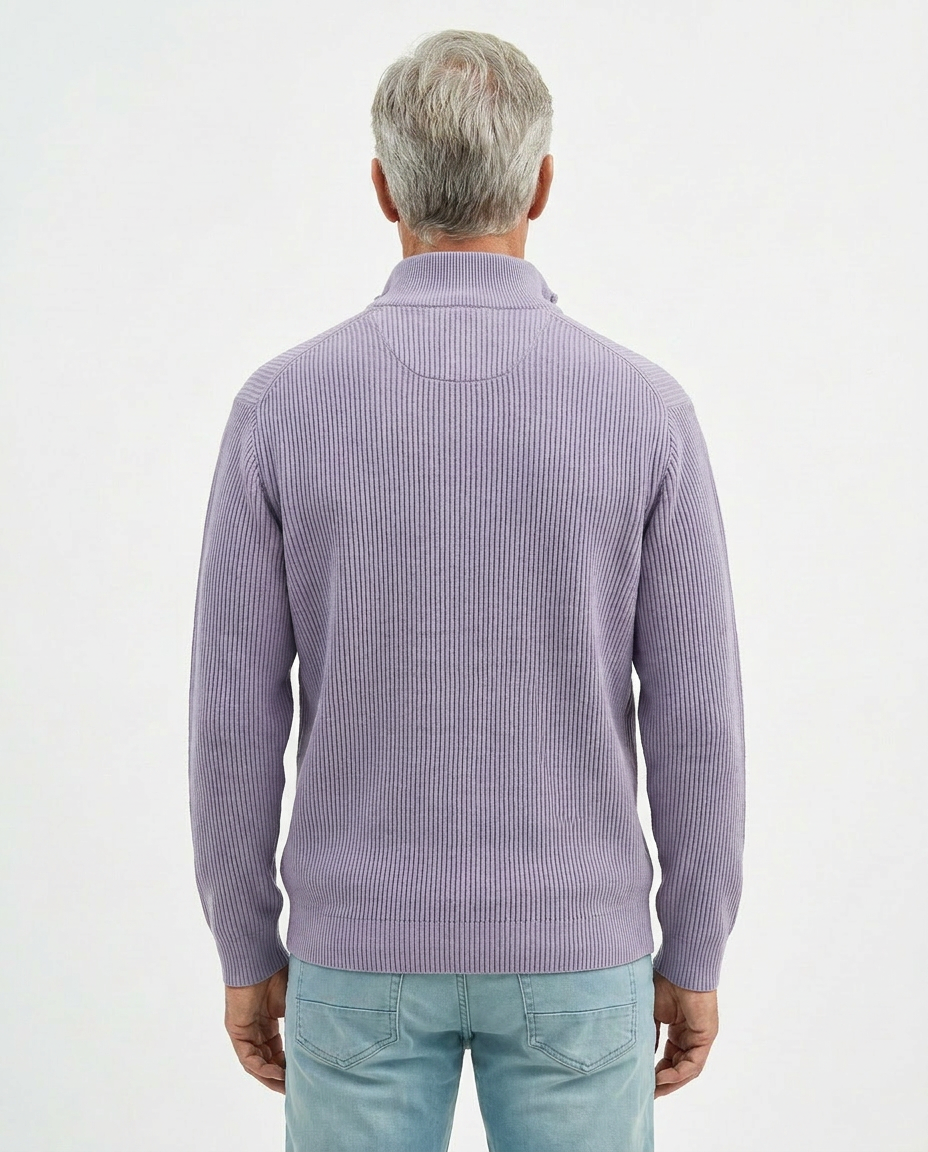 Stylish Quarter Zip Sweater