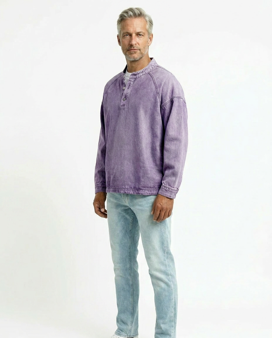 CHEMISE HENLEY VINTAGE