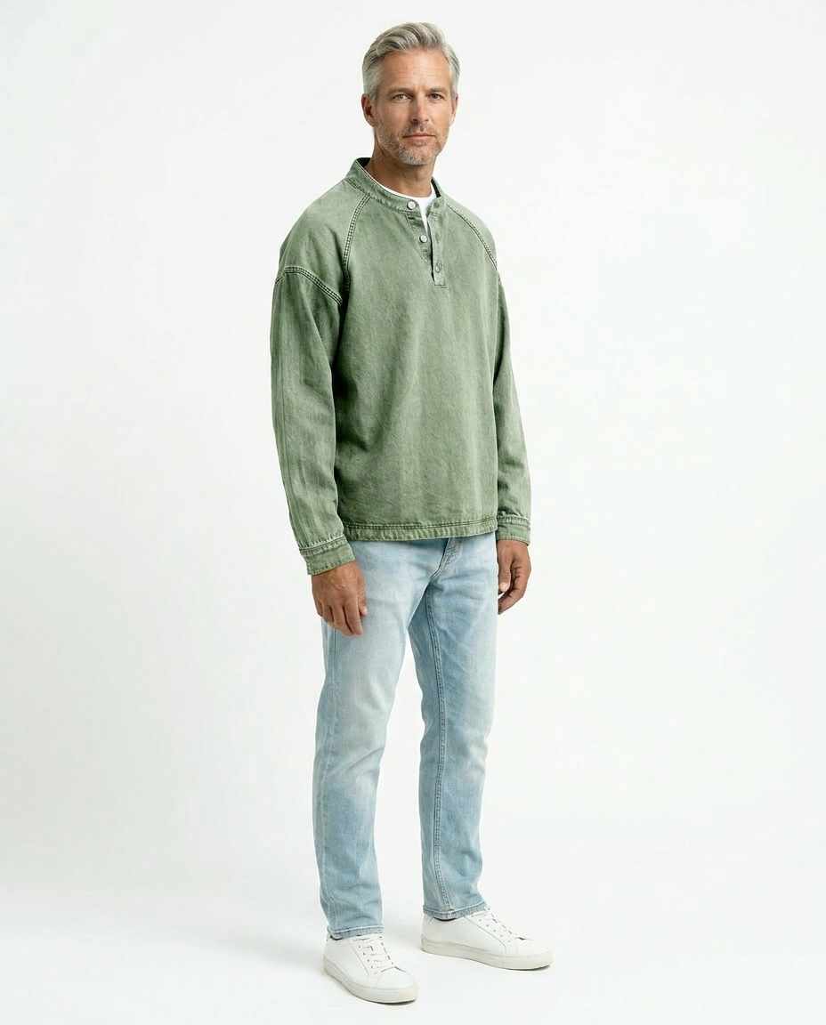 CHEMISE HENLEY VINTAGE