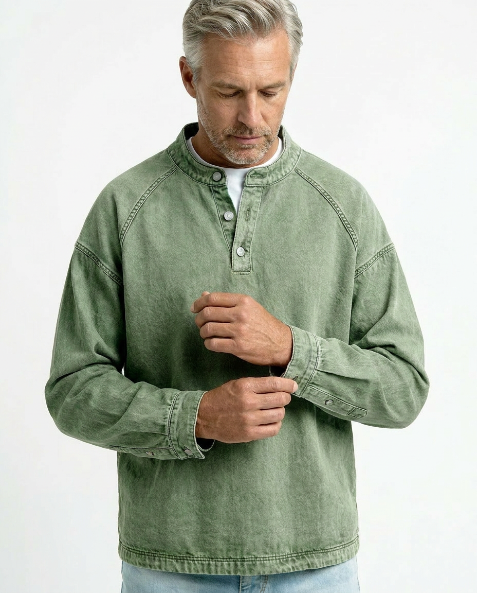 CHEMISE HENLEY VINTAGE