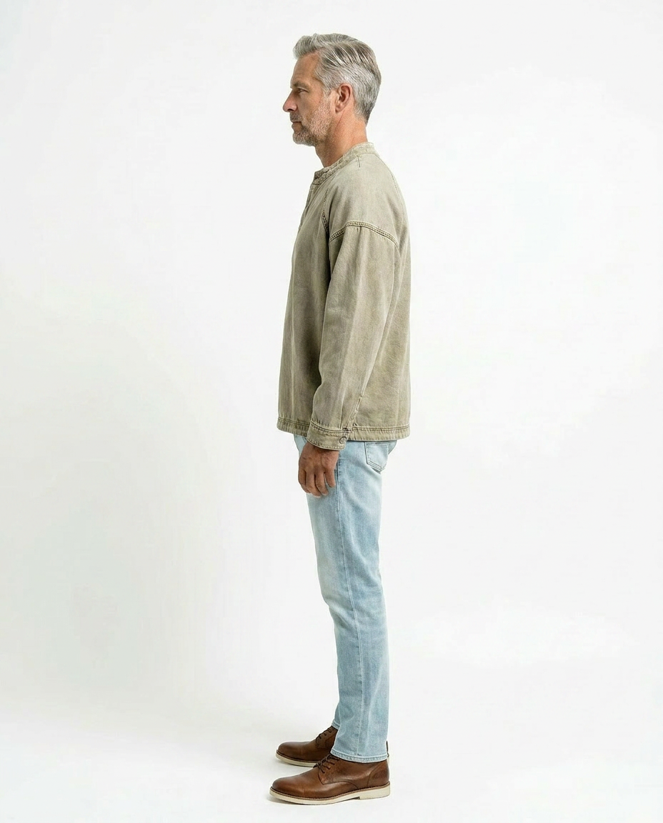 Vintage Henley Shirt
