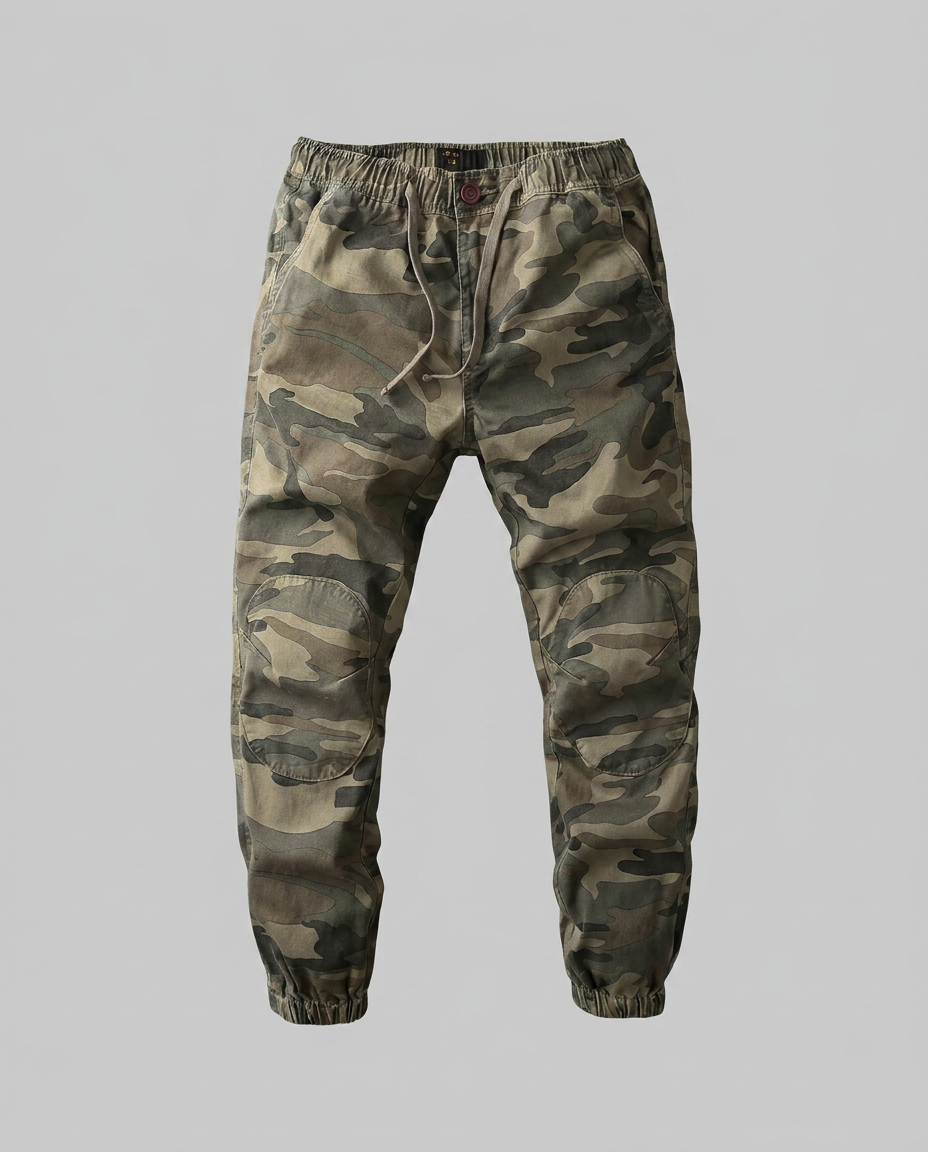 JOGGERS UTILITAIRES CAMOUFLAGE DOUBLE GENOU