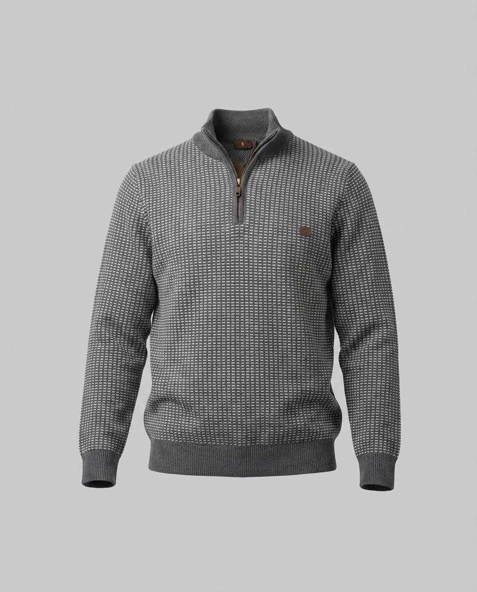 Striped Texture Pullover