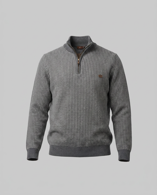 Striped Texture Pullover