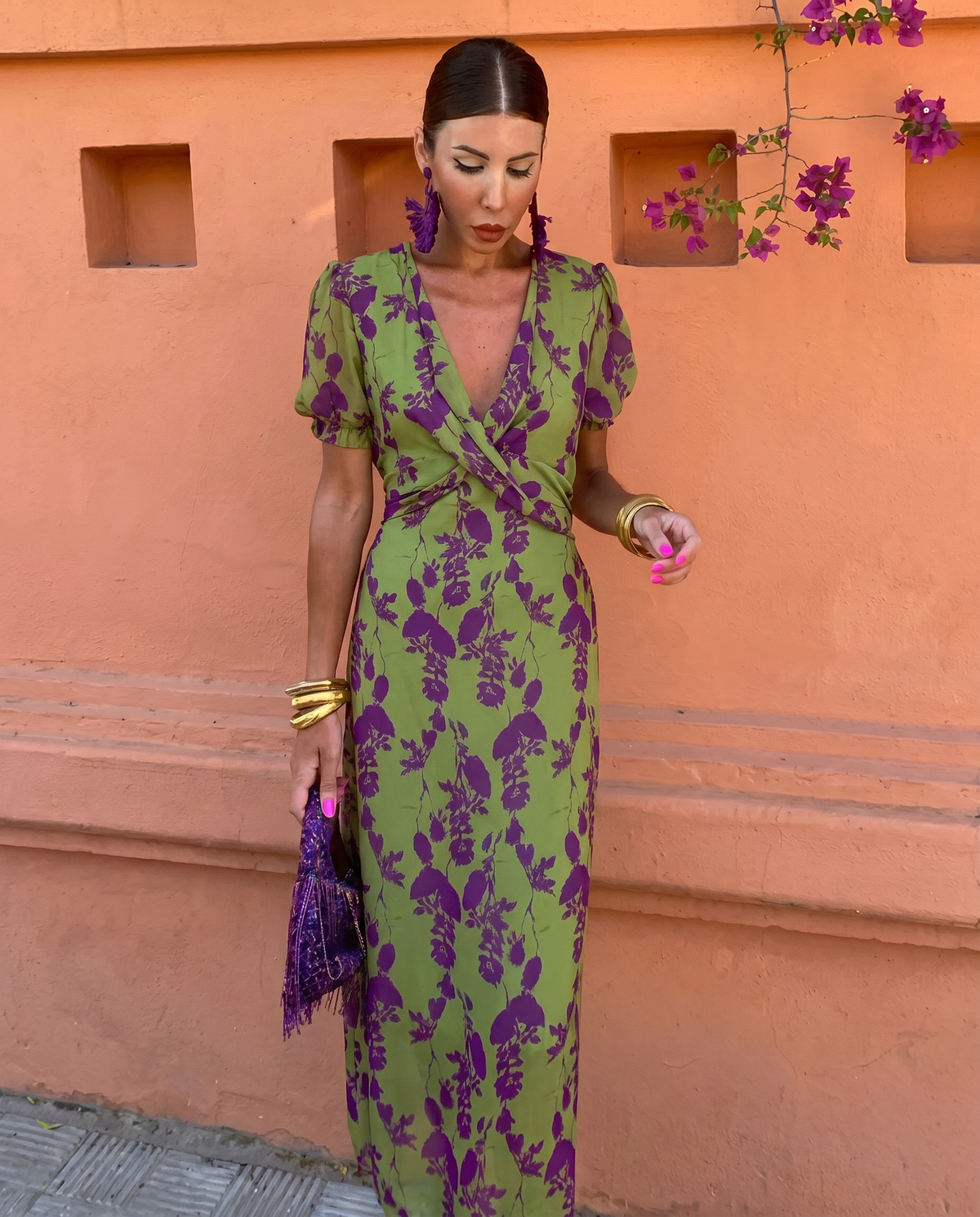OLIVIA - ROBE MIDI BOTANICA