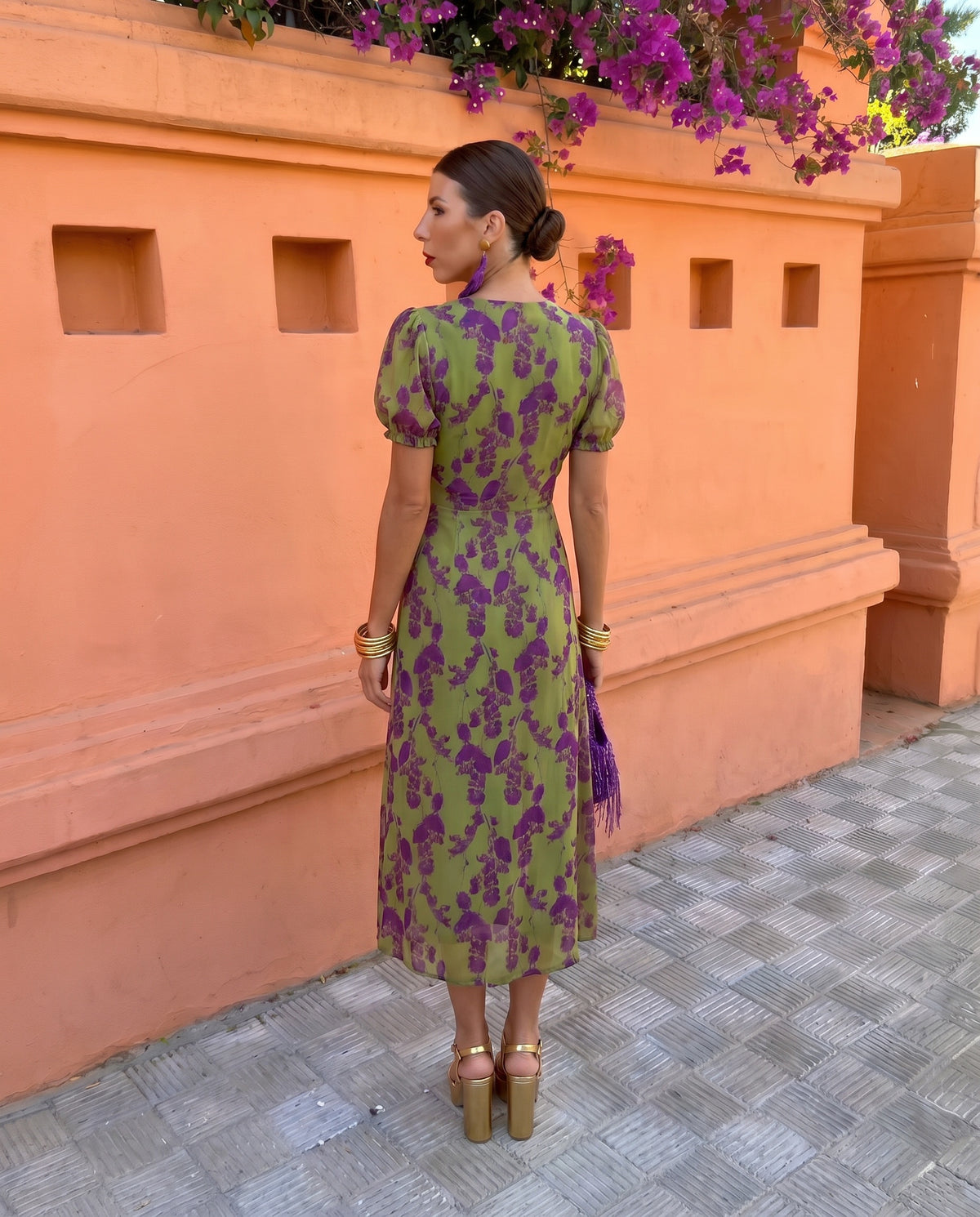 OLIVIA - ROBE MIDI BOTANICA