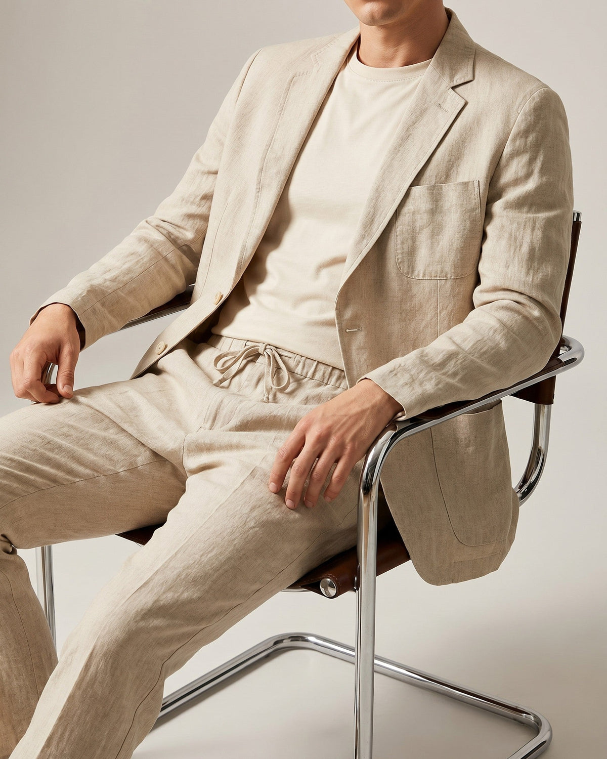 ENSEMBLE COSTUME EN LIN MARLOW