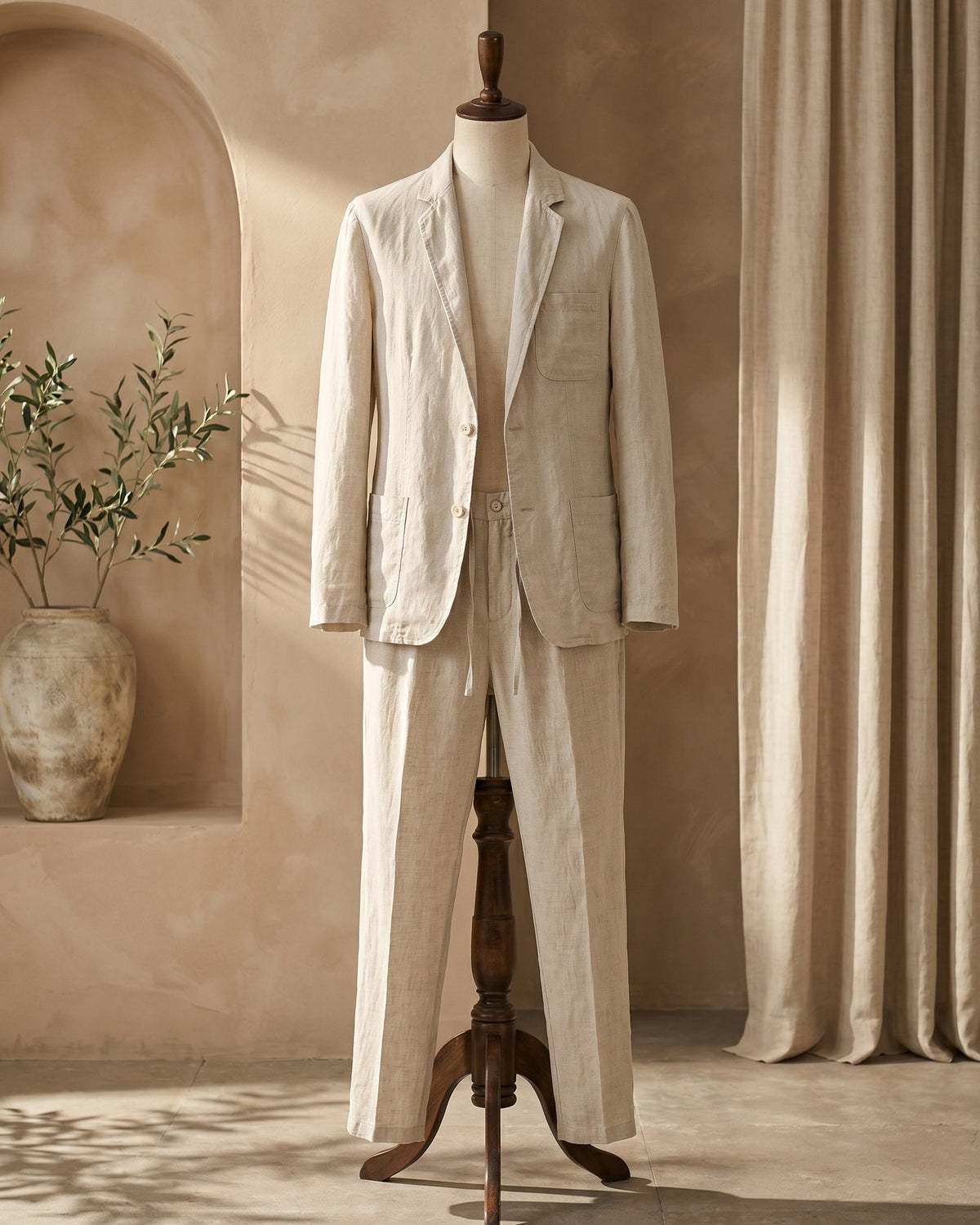 ENSEMBLE COSTUME EN LIN MARLOW