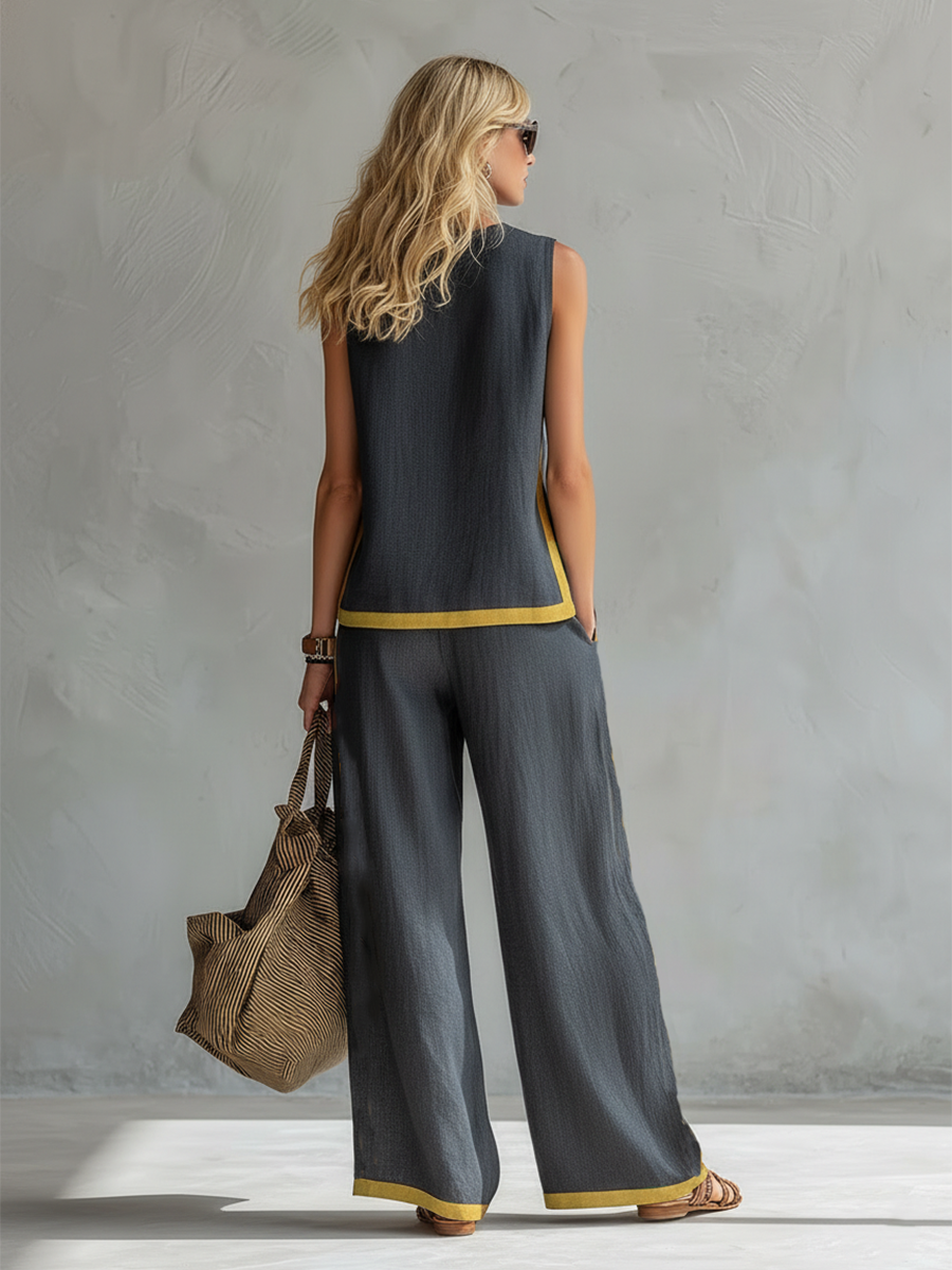 ENSEMBLE DEUX PIÈCES ÉLÉGANT LEYLA