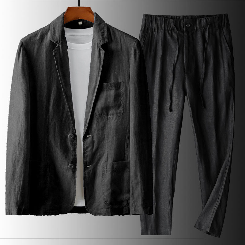 ENSEMBLE COSTUME EN LIN MARLOW