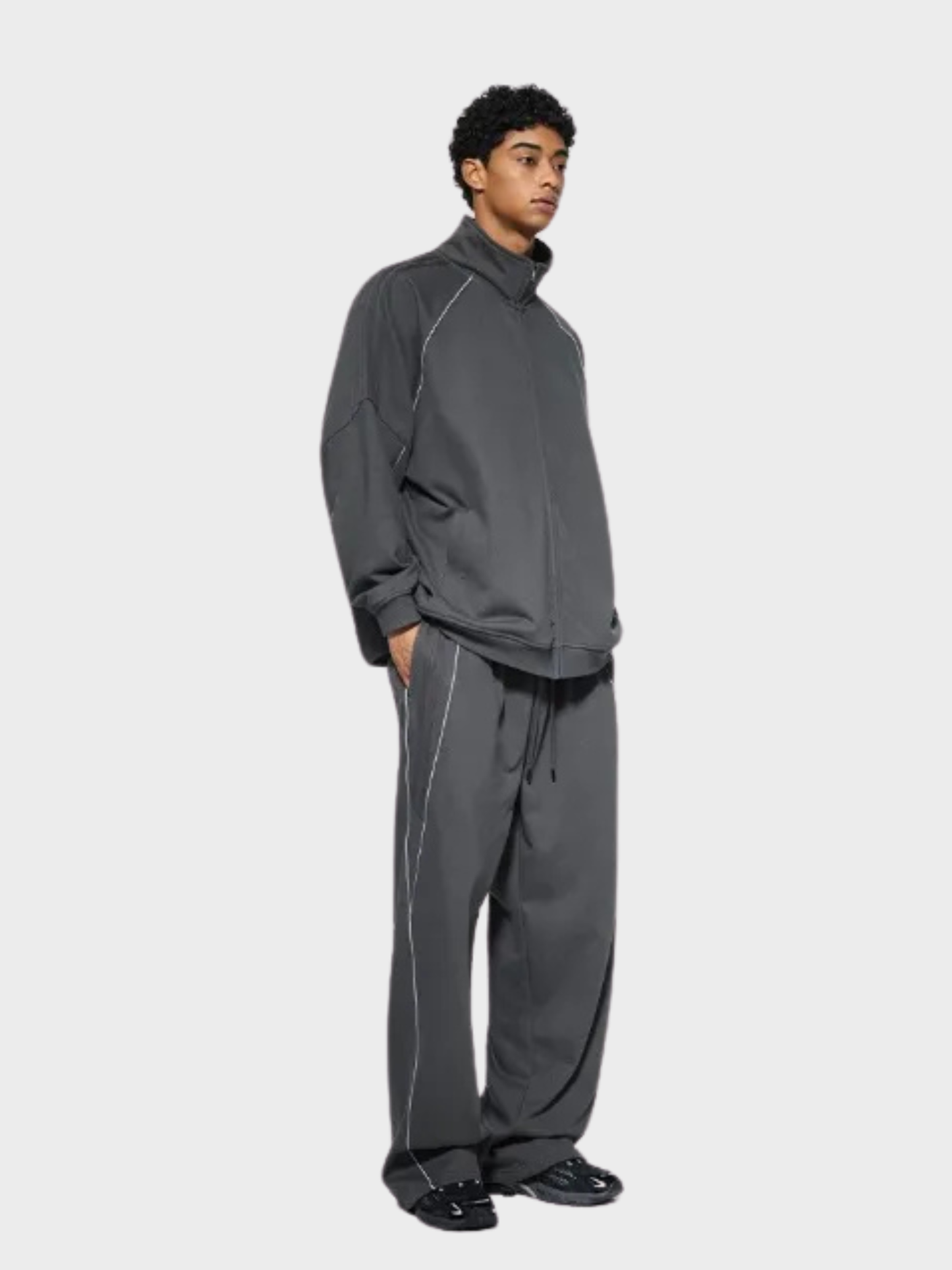 Reflective Straight Trackpants