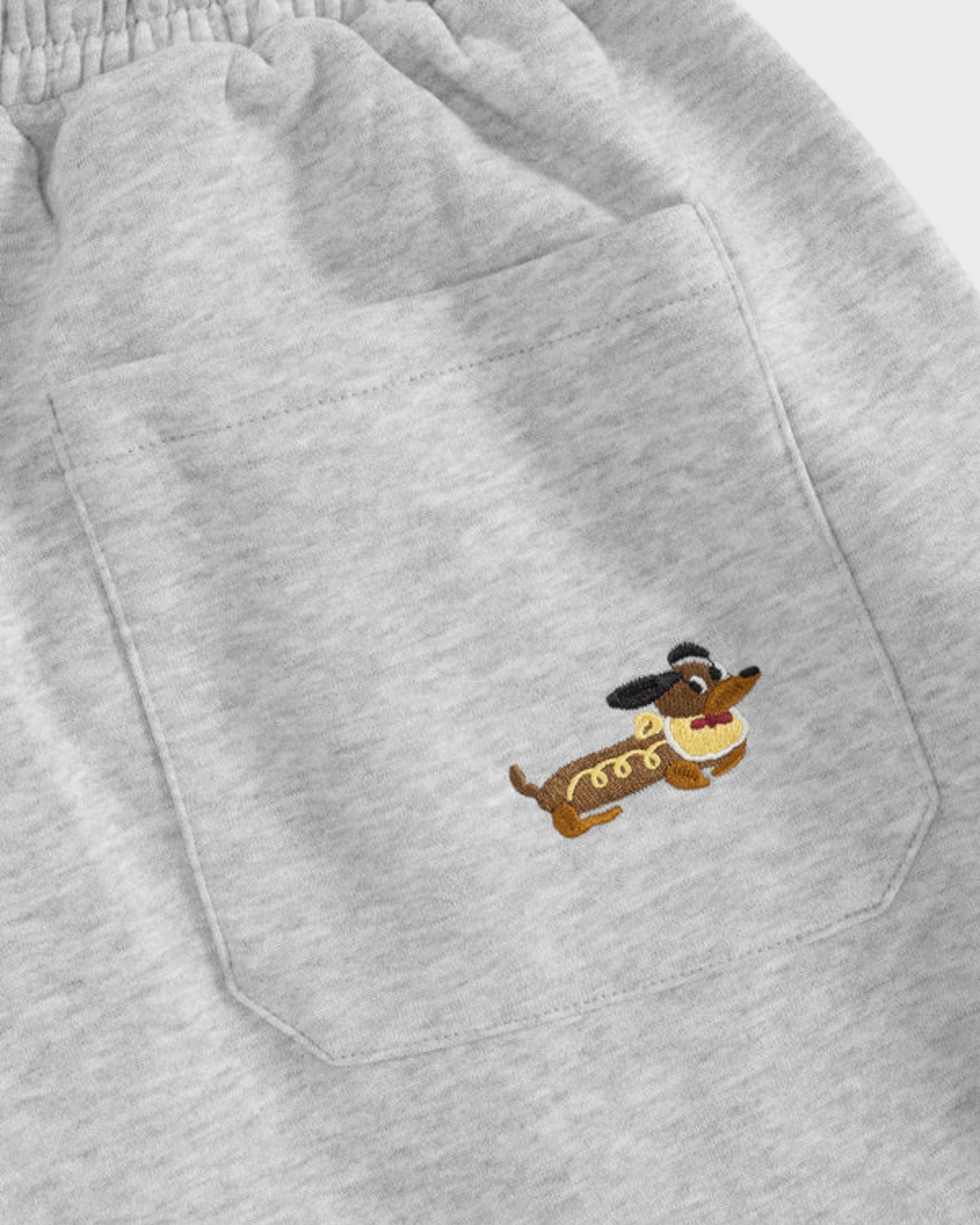 PANTALON DE JOGGING BRODÉ AVEC MOTIF CHIOT