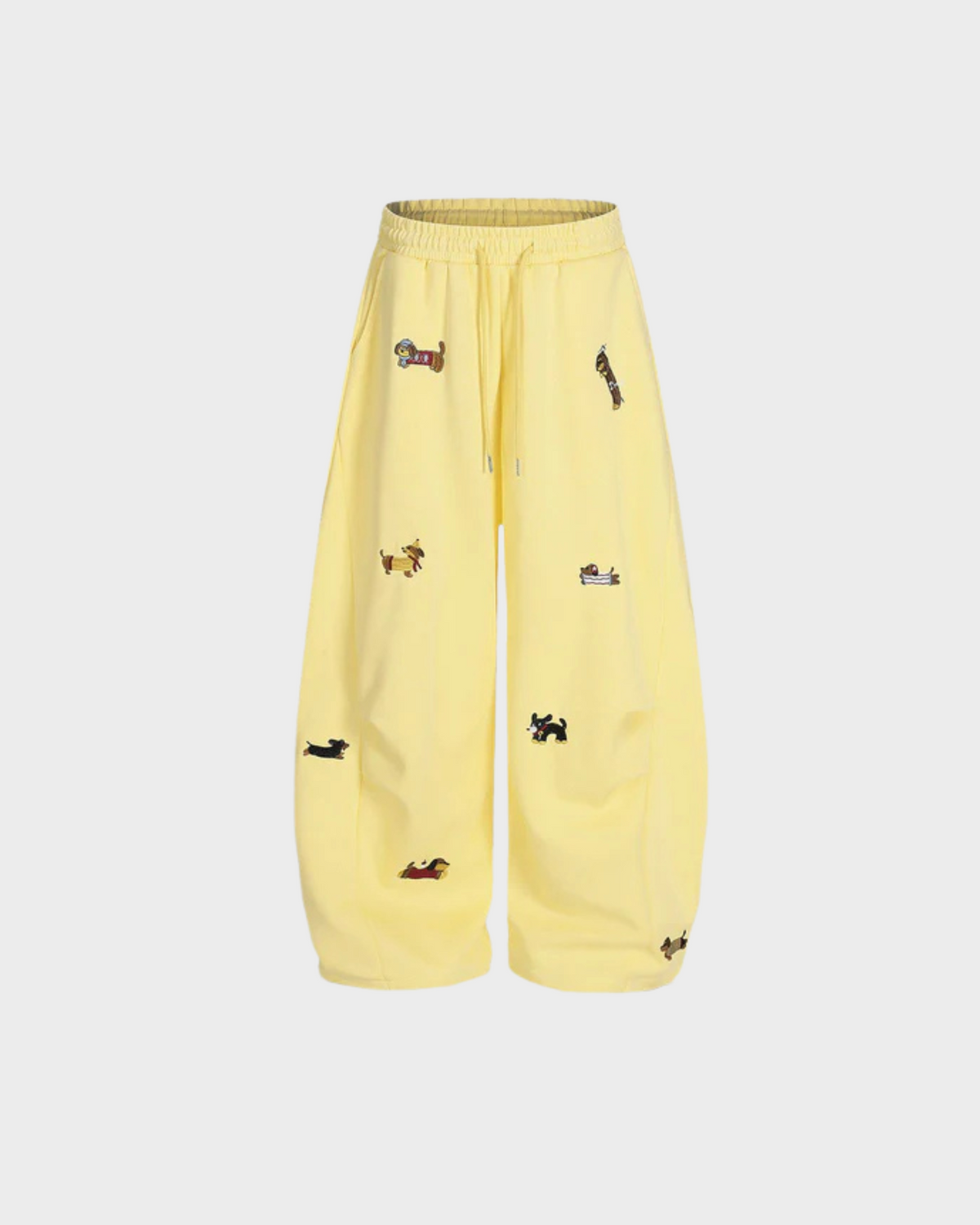 PANTALON DE JOGGING BRODÉ AVEC MOTIF CHIOT