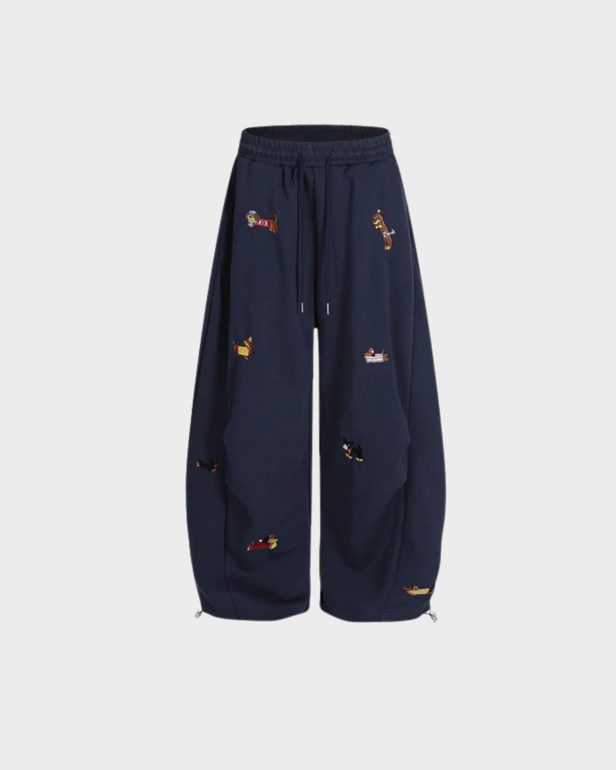 PANTALON DE JOGGING BRODÉ AVEC MOTIF CHIOT