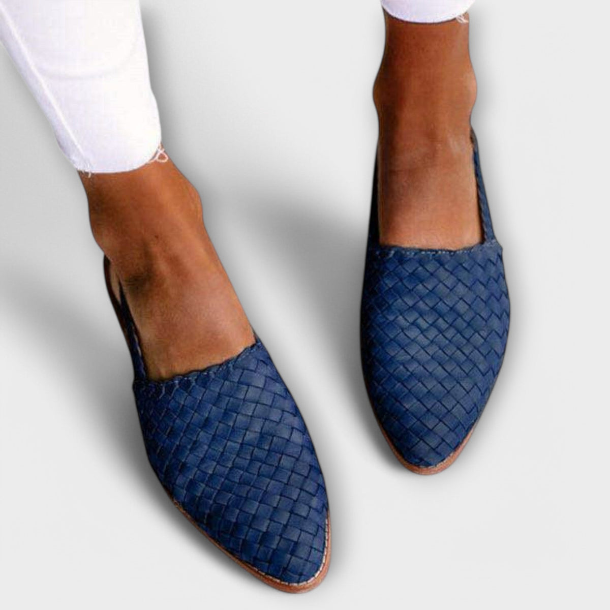 MOCASSIN TRESSÉ À BRIDE ARRIÈRE