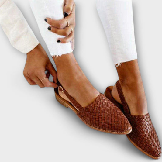 Woven Slingback Loafer